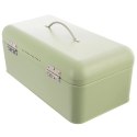 Chlebak Metalowy ORION GREENISH 42,5 x 23 x 20 cm Zielony Duży na Pieczywo