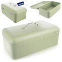 Chlebak Metalowy ORION GREENISH 42,5 x 23 x 20 cm Zielony Duży na Pieczywo