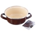 Garnek emaliowany BROWN 16 cm, 1 l