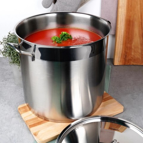 Garnek Stalowy 18,2 L ORION ANETT Mega 30 cm Indukcja Zmywarka