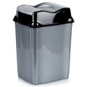Kosz na Śmieci Plastikowy Szary 28 L ORION Wytrzymały i Pojemny