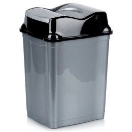 Kosz na Śmieci Plastikowy Szary 28 L ORION Wytrzymały i Pojemny