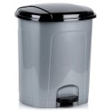 Kosz na Śmieci z Pedałem Plastikowy Szary 30 L ORION Wytrzymały i Pojemny