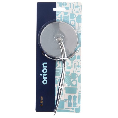 Nóż do Pizzy Okrągły 20 cm Metal z Obrotowym Ostrzem Solidny ORION