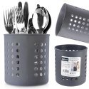 Ociekacz na Przybory Kuchenne 12,5 x 13 cm Tworzywo Szary ORION