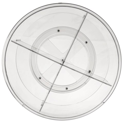 Organizer Obrotowy Dzielony 4 Sekcje Kuchnia Łazienka 30 cm ORION