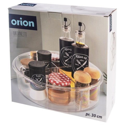 Organizer Obrotowy Dzielony 4 Sekcje Kuchnia Łazienka 30 cm ORION
