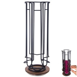 Stojak Obrotowy na Kapsułki Dolce Gusto Czarny RADKA 33,5 cm ORION