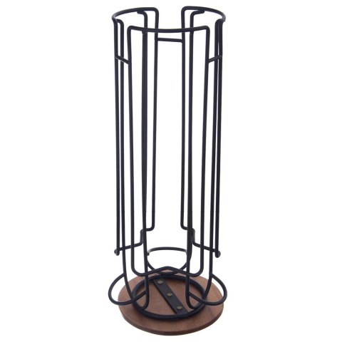 Stojak Obrotowy na Kapsułki Dolce Gusto Czarny RADKA 33,5 cm ORION