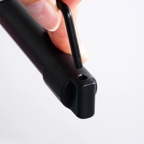 Suszarka na Pranie Ubrania Składana Metalowa Solidna Czarna VILDE 91 x 84cm