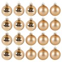 Bombki Choinkowe Home Styling Collection Złote 6 cm Szklane 20 szt.