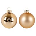 Bombki Choinkowe Home Styling Collection Złote 6 cm Szklane 20 szt.