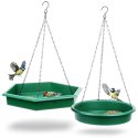 Karmnik dla Ptaków PROGARDEN 2w1 z Poidłem 2 szt. Zielony Wiszący