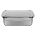Pojemnik na żywność stalowy z pokrywką i uszczelką 1,25 l