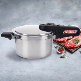 Szybkowar Ciśnieniowy Stalowy 4 L ORION WIND Indukcja Wygodne Zamykanie