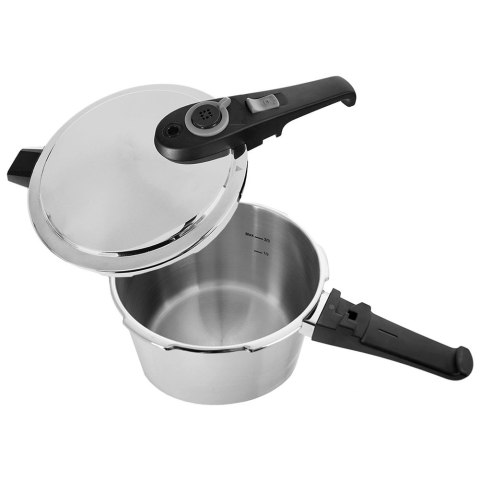 Szybkowar Ciśnieniowy Stalowy 4 L ORION WIND Indukcja Wygodne Zamykanie