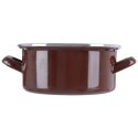 Garnek emaliowany BROWN 18,5 cm, 1,6 l
