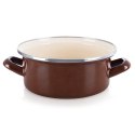 Garnek emaliowany BROWN 20,5 cm, 2,2 l