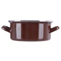 Garnek emaliowany BROWN 20,5 cm, 2,2 l