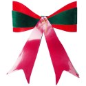 Kokarda dekoracyjna świąteczna welurowa 33x46 cm