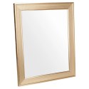 Lustro Ścienne Prostokątne Rama z Tworzywa Złota 49,5 x 59,5 cm VILDE