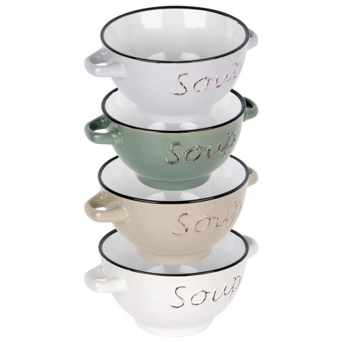 Miska bulionówka ceramiczna 600 ml 4 szt.