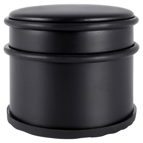 Stoper do drzwi stalowy czarny 9 cm