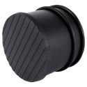 Stoper do drzwi stalowy czarny 9 cm