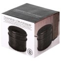 Stoper do drzwi stalowy czarny 9 cm