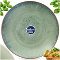 Talerz Obiadowy Płytki Ceramiczny Zielony GLAZE 27 cm ORION Szkliwiony