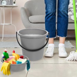 Wiadro z Misą i Pokrywką 13 L/5 L ORION Zestaw 3 Elementy Tworzywo