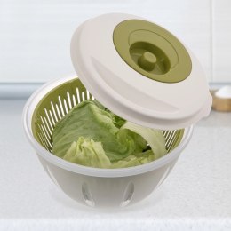 Wirówka Suszarka do Sałaty ELA 4,5 L ORION Ręczna z Korba Zielono-Biała