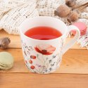 Kubek porcelanowy kwiaty MAKI 430 ml