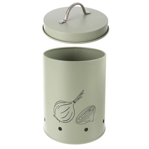 Pojemnik Metalowy na Cebulę 2,4 L ORION z Wentylacją 20,5 x 14 cm