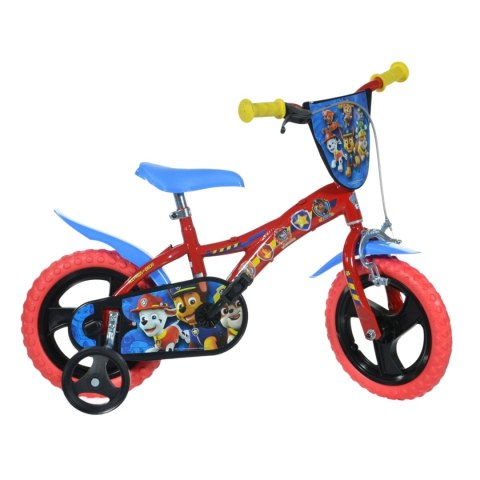 Rower Rowerek Psi Patrol dla Dzieci Dziecięcy z Kółkami Bocznymi DINO 12"