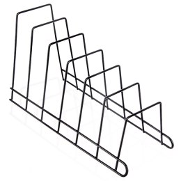 Stojak na Pokrywki Talerze Metalowy Czarny RADKA 6 szt. 34,5 cm ORION