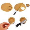 Formy Ranty do Tartaletek 6 szt. Perforowane 8 cm Profesjonalne