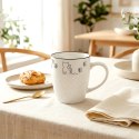Kubek Porcelanowy 380 ml Kotek Biały z Uchem Prezent dla Kociary