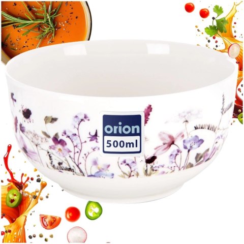 Miseczka Porcelanowa 500 ml Louka Miska na Zupę Płatki Salaterka