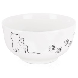 Miseczka Porcelanowa 550 ml Kotek Miska dla Dzieci na Zupę i Płatki