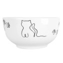 Miseczka Porcelanowa 550 ml Kotek Miska dla Dzieci na Zupę i Płatki