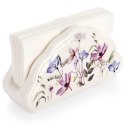 Serwetnik Porcelanowy Louka Biały w Polne Kwiaty ORION Dekoracja