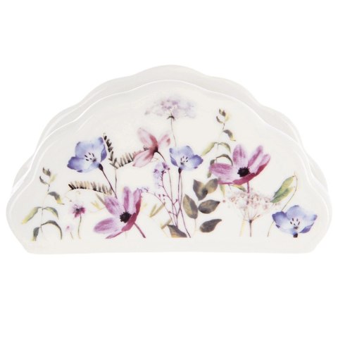 Serwetnik Porcelanowy Louka Biały w Polne Kwiaty ORION Dekoracja
