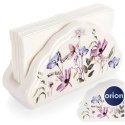 Serwetnik Porcelanowy Louka Biały w Polne Kwiaty ORION Dekoracja