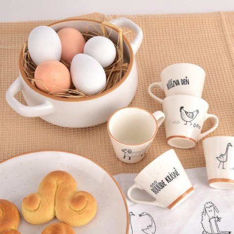 Bulionówka Ceramiczna z 2 Uchwytami Miska do Zupy Kremu 800ml ORION