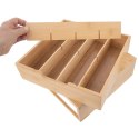 Organizer Pojemnik na Kapsułki do Kawy Drewniany ORION 31,5x30x10 cm