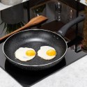 Patelnia Granitowa 24 cm Black Line Indukcja Gaz Non-stick VILDE