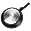 Patelnia Granitowa 24 cm Black Line Indukcja Gaz Non-stick VILDE