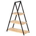 Patera 3-poziomowa Prostokątna Bambusowa 53 cm VILDE na Owoce