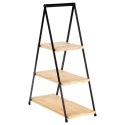 Patera 3-poziomowa Prostokątna Bambusowa 53 cm VILDE na Owoce
